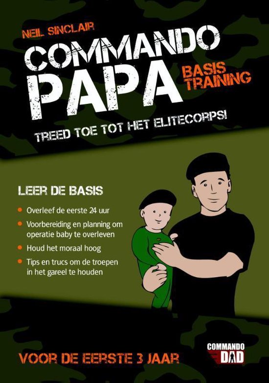 Boeken voor aanstaande vaders: commando papa